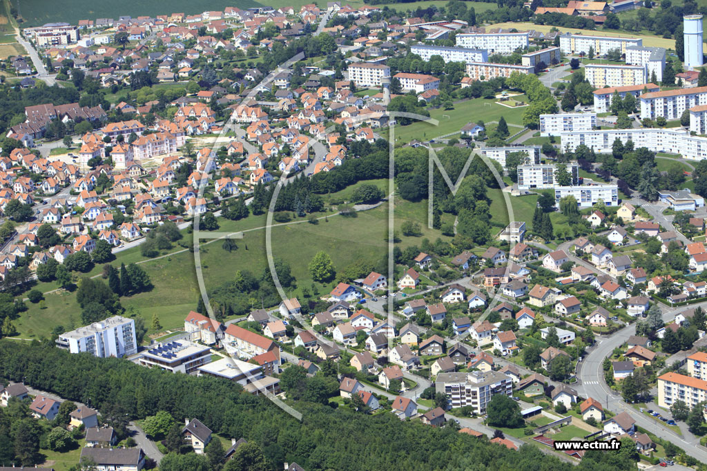 Photo arienne de Montbliard (La Chiffogne)