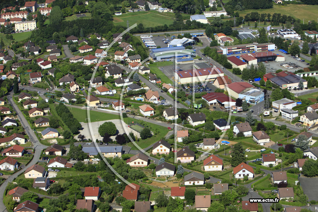 Photo arienne de Montbliard (Le Charmontet)