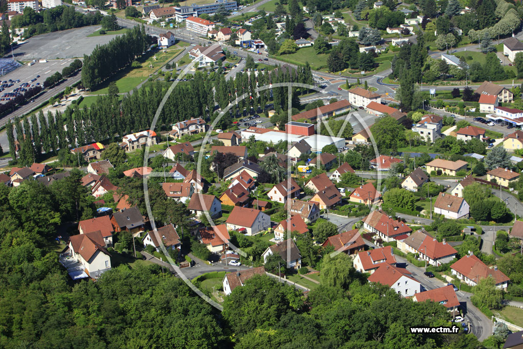 Photo arienne de Montbliard (Le Charmontet)