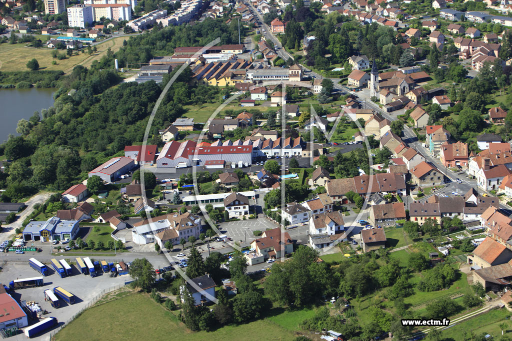 Photo arienne de Vieux-Charmont