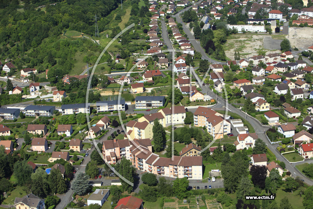 Photo arienne de Vieux-Charmont