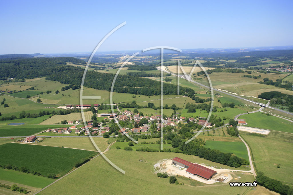 Photo arienne de Villers-sur-Saulnot