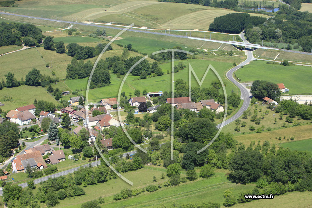 Photo arienne de Villers-sur-Saulnot