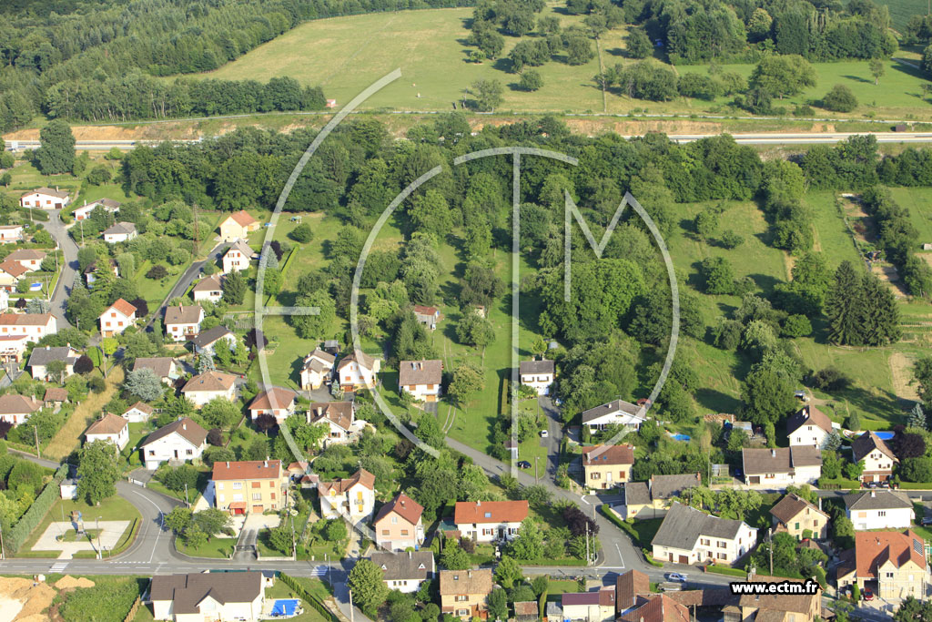 Photo arienne de Voujeaucourt