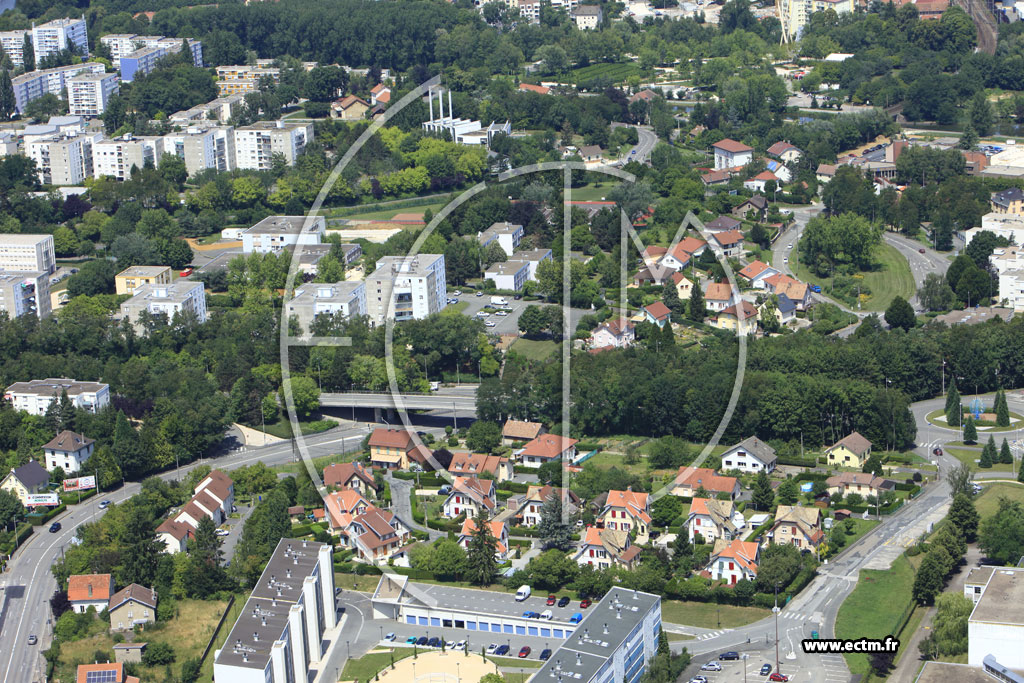 Photo arienne de Montbliard (Le Petit Chnois)