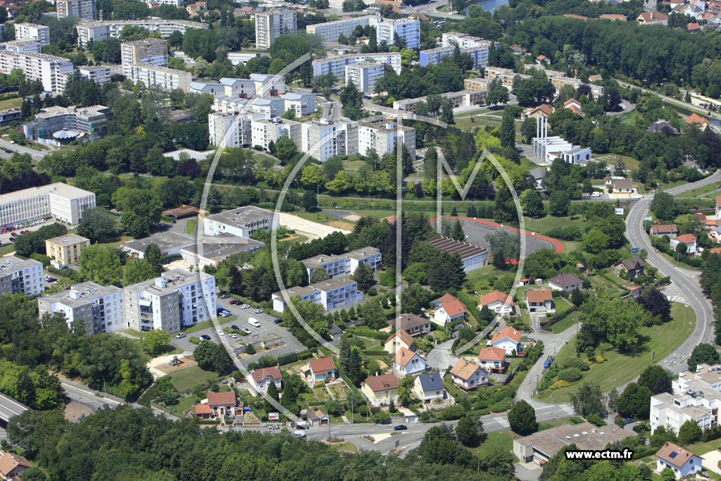 Photo arienne de Montbliard (Le Petit Chnois)