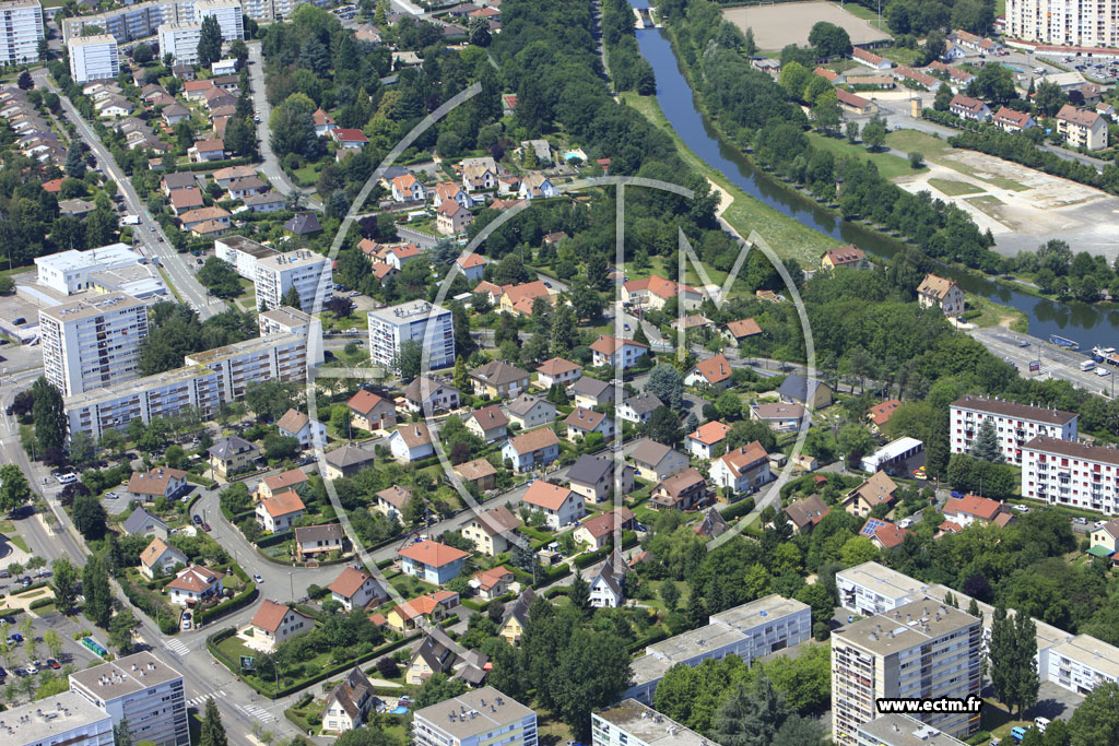 Photo arienne de Montbliard (Le Petit Chnois)
