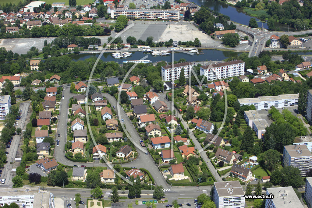 Photo arienne de Montbliard (Le Petit Chnois)