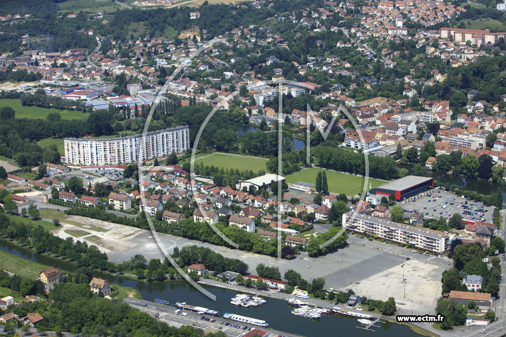 Photo arienne de Montbliard (Le Port)