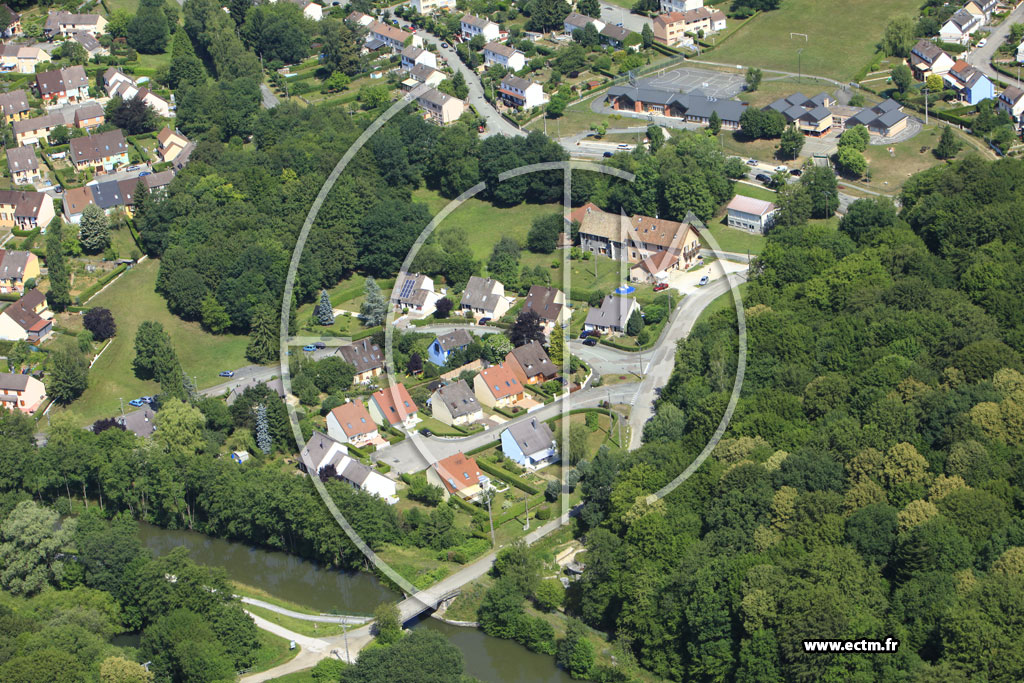 Photo arienne de Andelnans (Froideval)