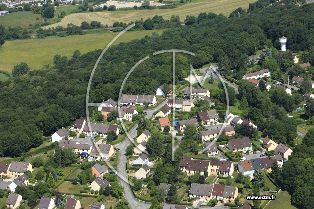 Photo arienne de Andelnans (Froideval)