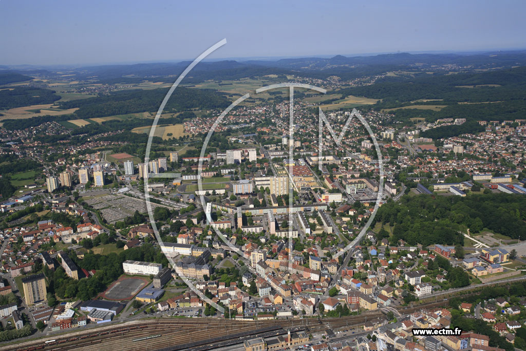 Photo arienne de Belfort