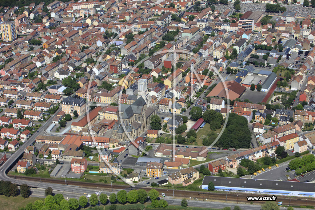 Photo arienne de Belfort