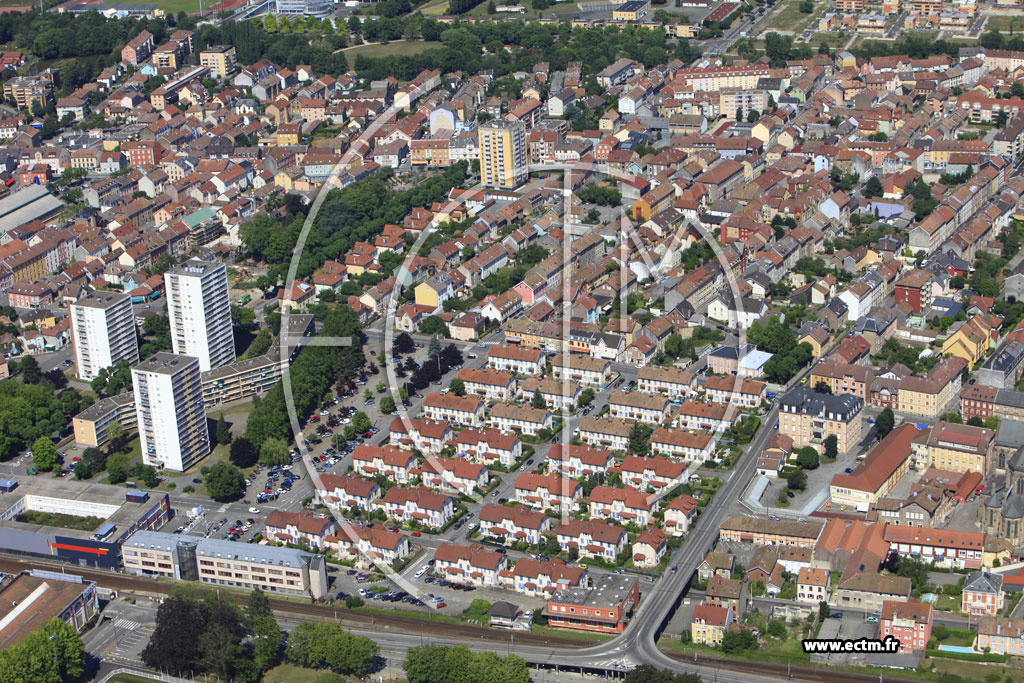 Photo arienne de Belfort