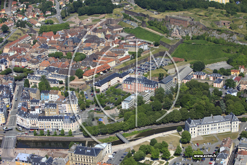 Photo arienne de Belfort