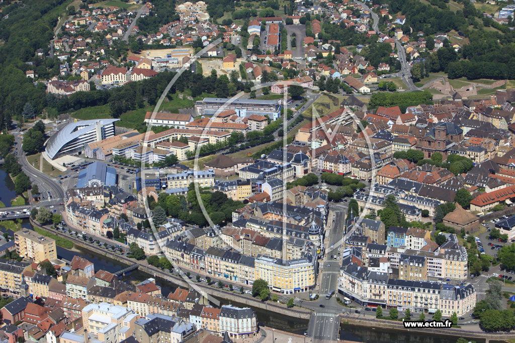 Photo arienne de Belfort