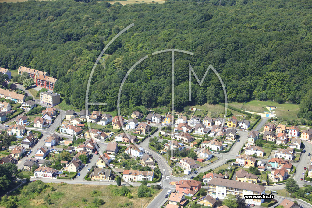 Photo arienne de Belfort (Le Mont)