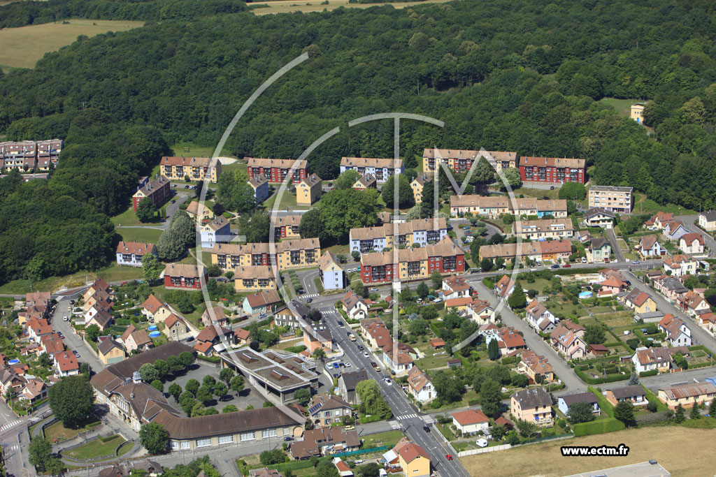 Photo arienne de Belfort (Le Mont)