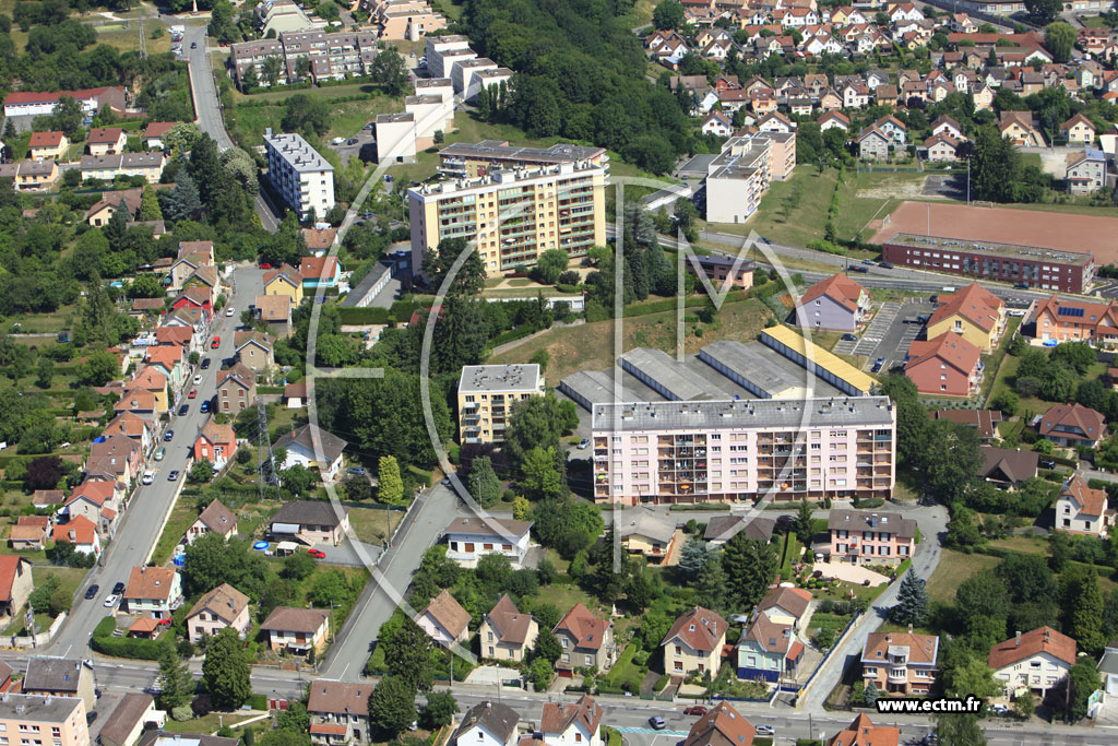 Photo arienne de Belfort (Le Mont)