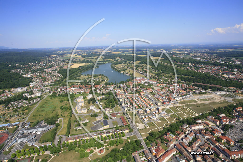 Photo arienne de Belfort (Les Forges)