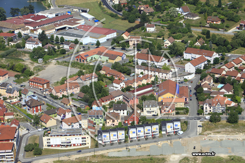 Photo arienne de Belfort (Les Forges)