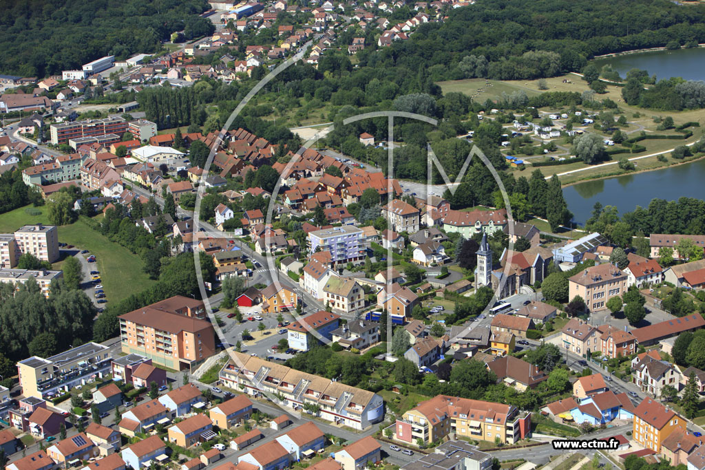 Photo arienne de Belfort (Les Forges)