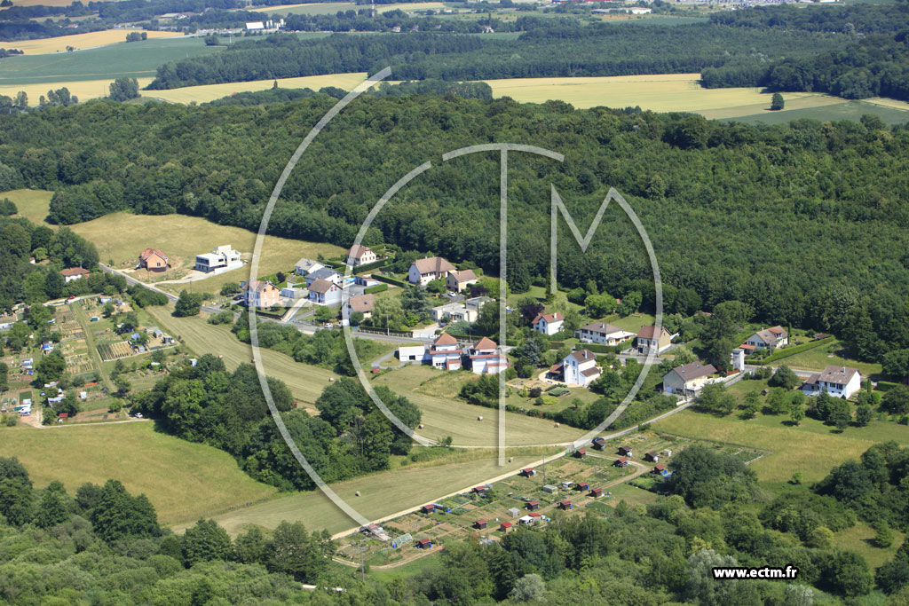 Photo arienne de Belfort (Les Forges)