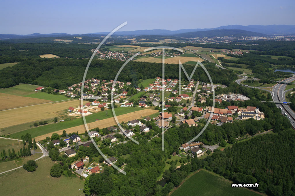 Photo arienne de Bermont