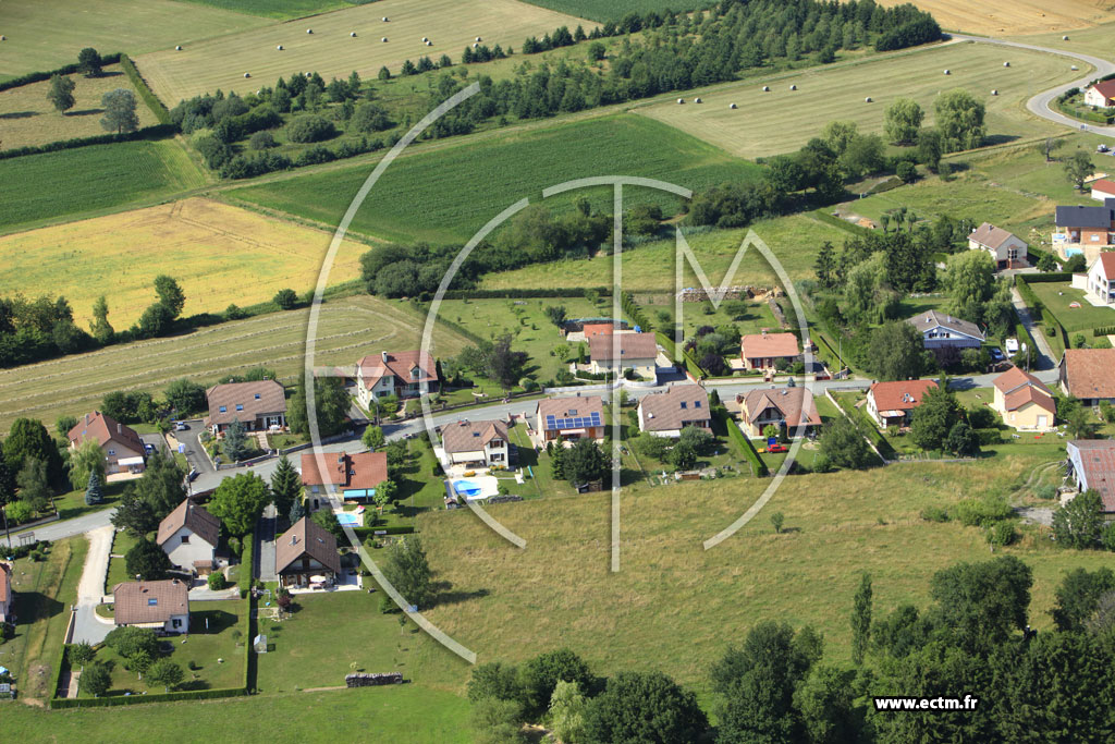 Photo arienne de Menoncourt