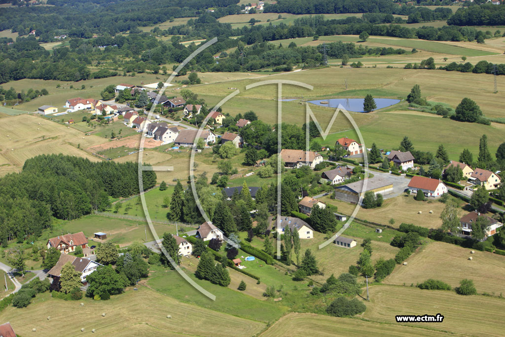 Photo arienne de vette-Salbert (Le Thiamont)
