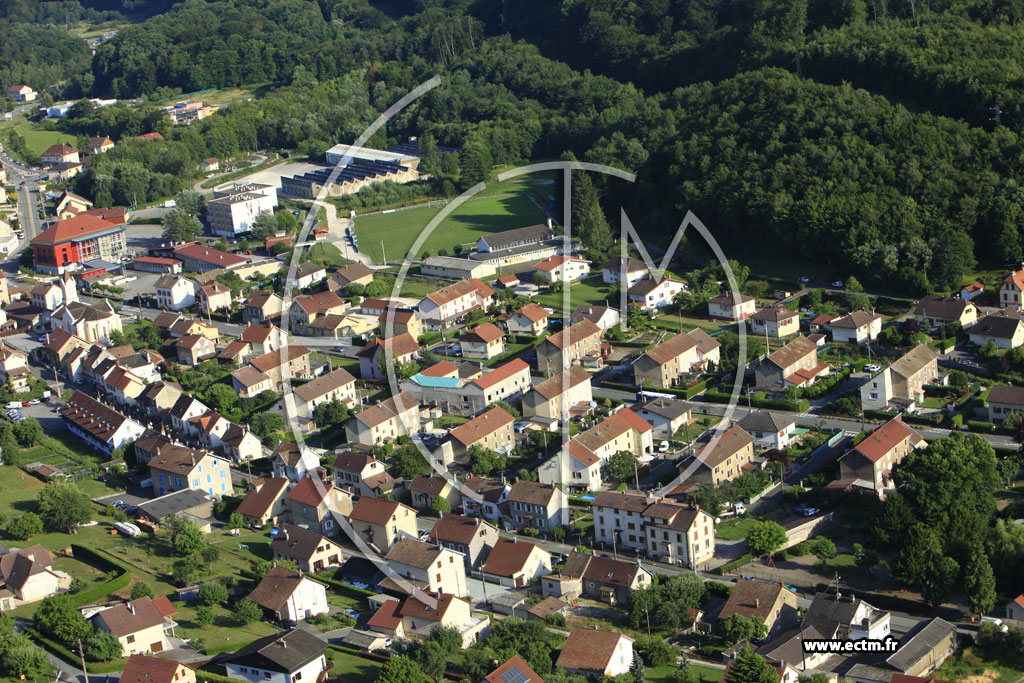 Photo arienne de Fesches-le-Chtel