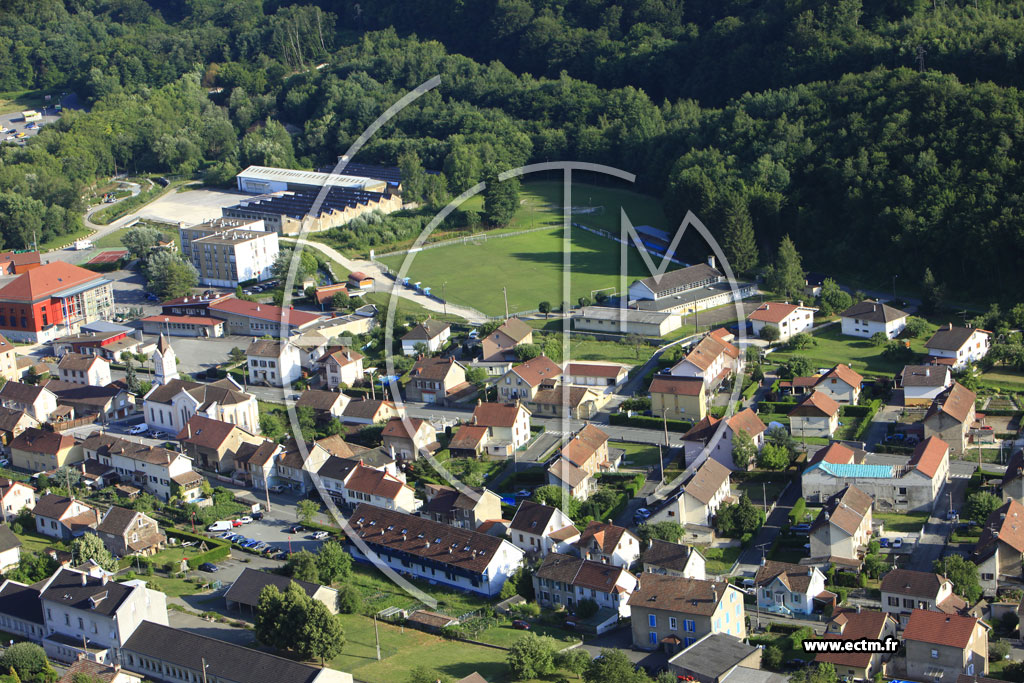 Photo arienne de Fesches-le-Chtel