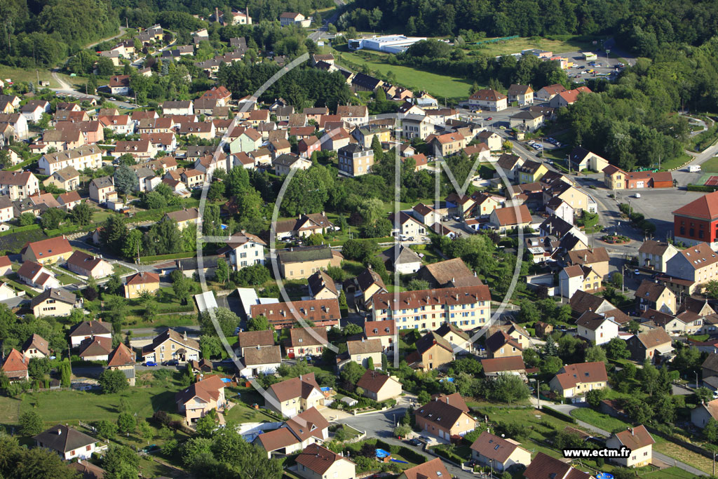 Photo arienne de Fesches-le-Chtel