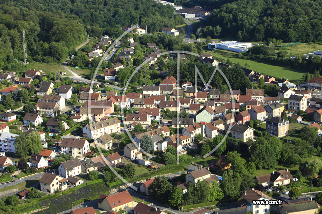 Photo arienne de Fesches-le-Chtel