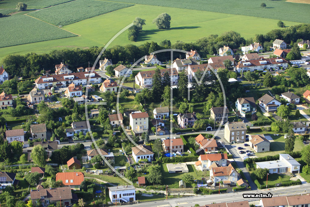 Photo arienne de Fesches-le-Chtel
