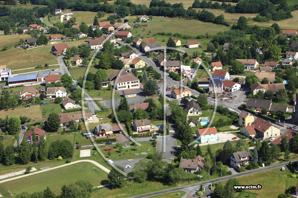 Photo arienne de Frahier-et-Chatebier