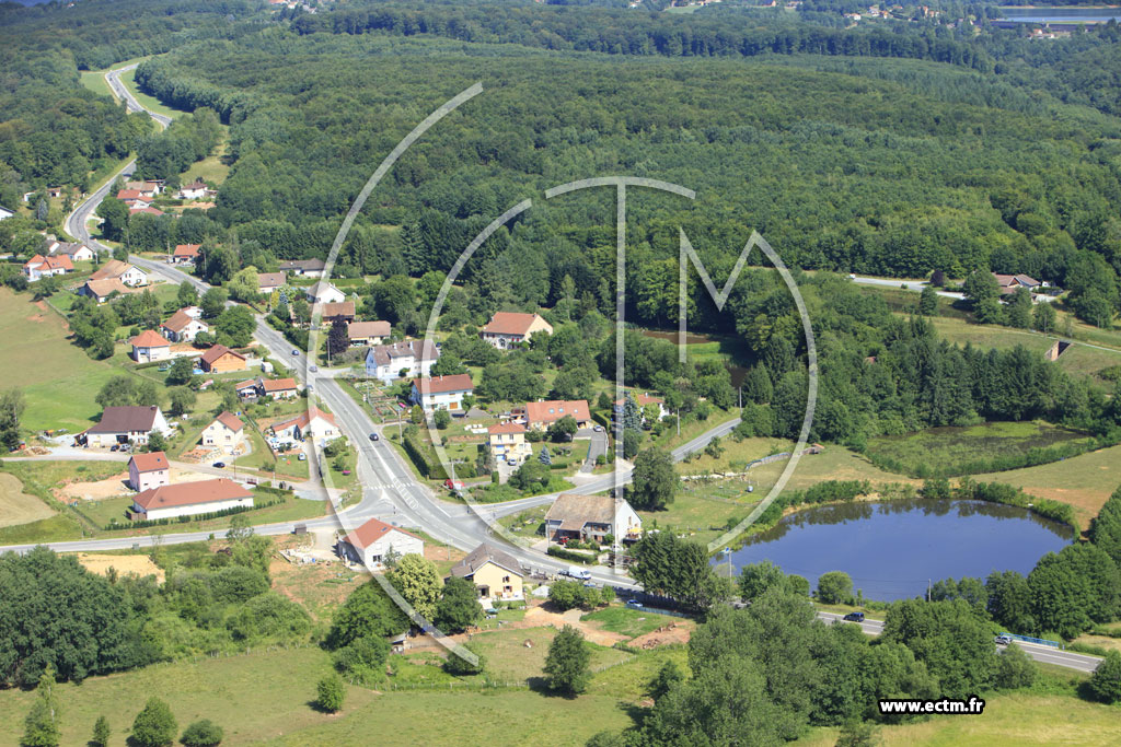 Photo arienne de Frahier-et-Chatebier
