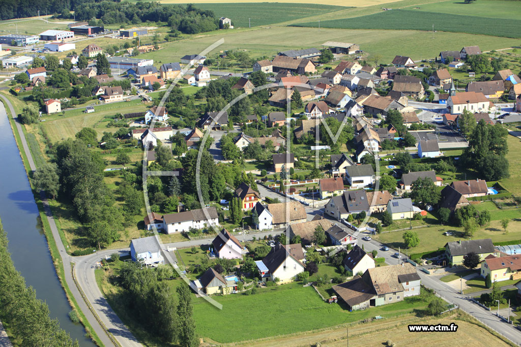Photo arienne de Retzwiller