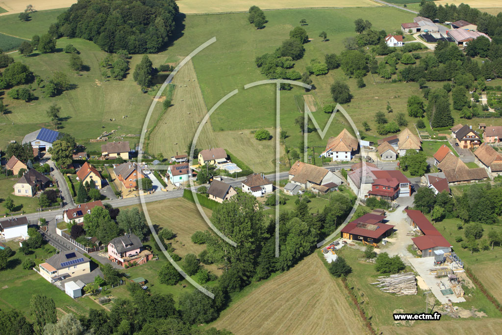 Photo arienne de Traubach-le-Haut