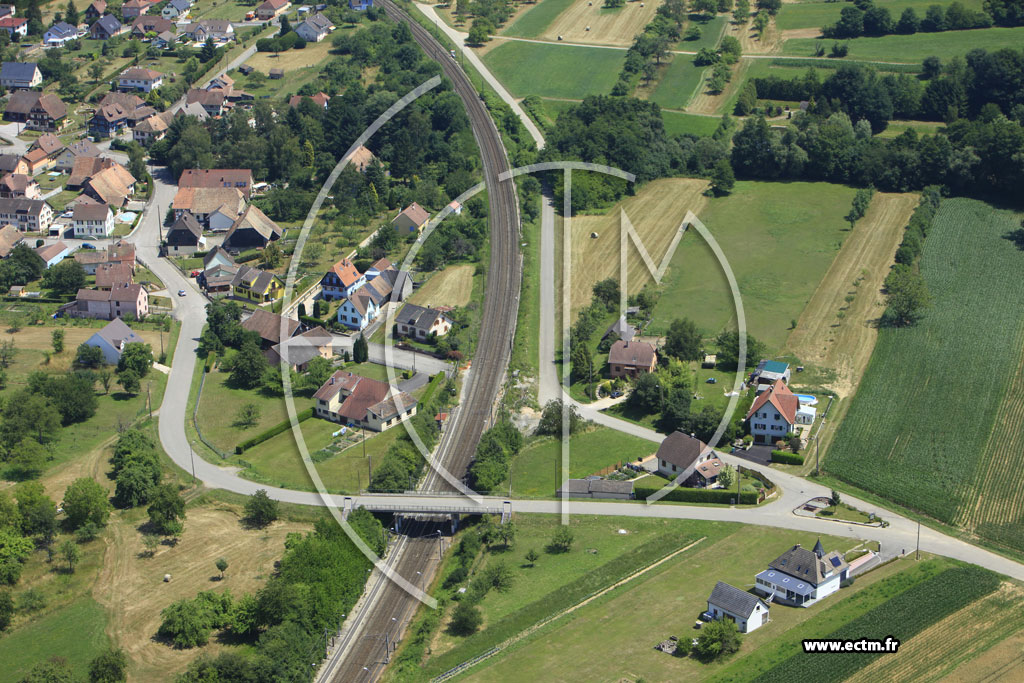 Photo arienne de Ballersdorf