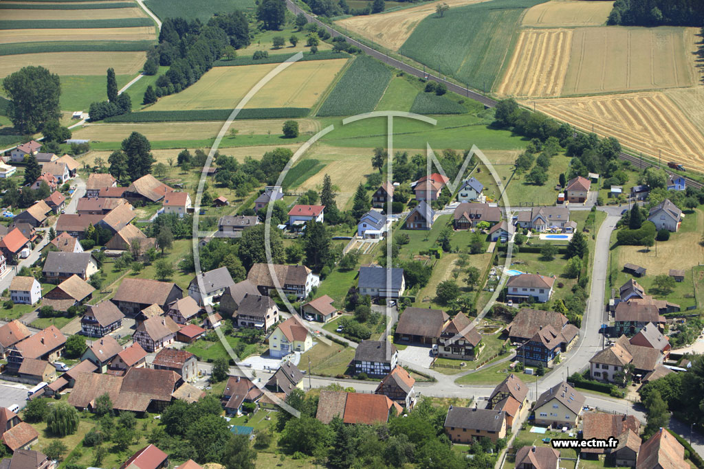 Photo arienne de Ballersdorf