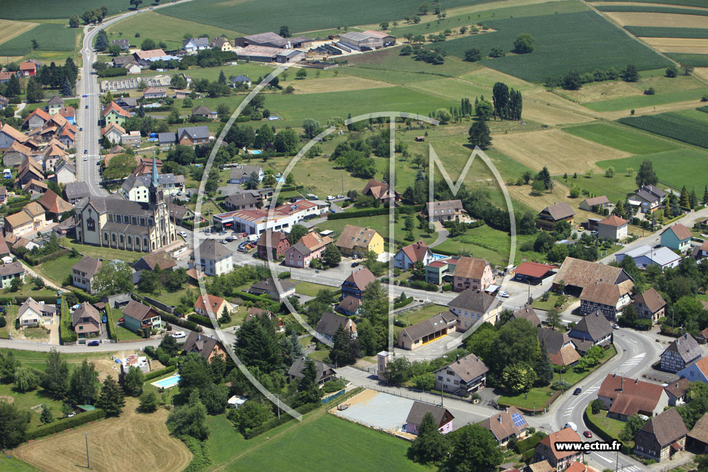 Photo arienne de Ballersdorf