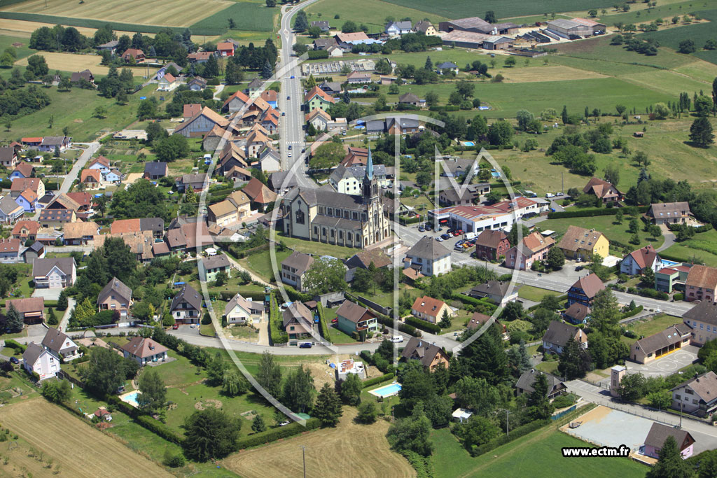 Photo arienne de Ballersdorf