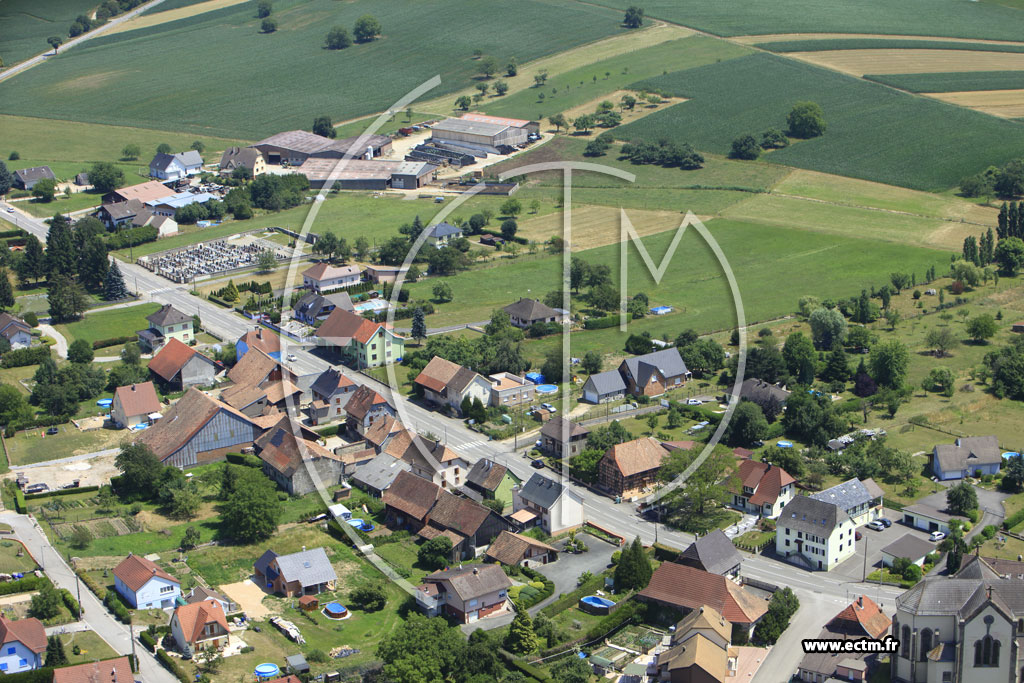Photo arienne de Ballersdorf