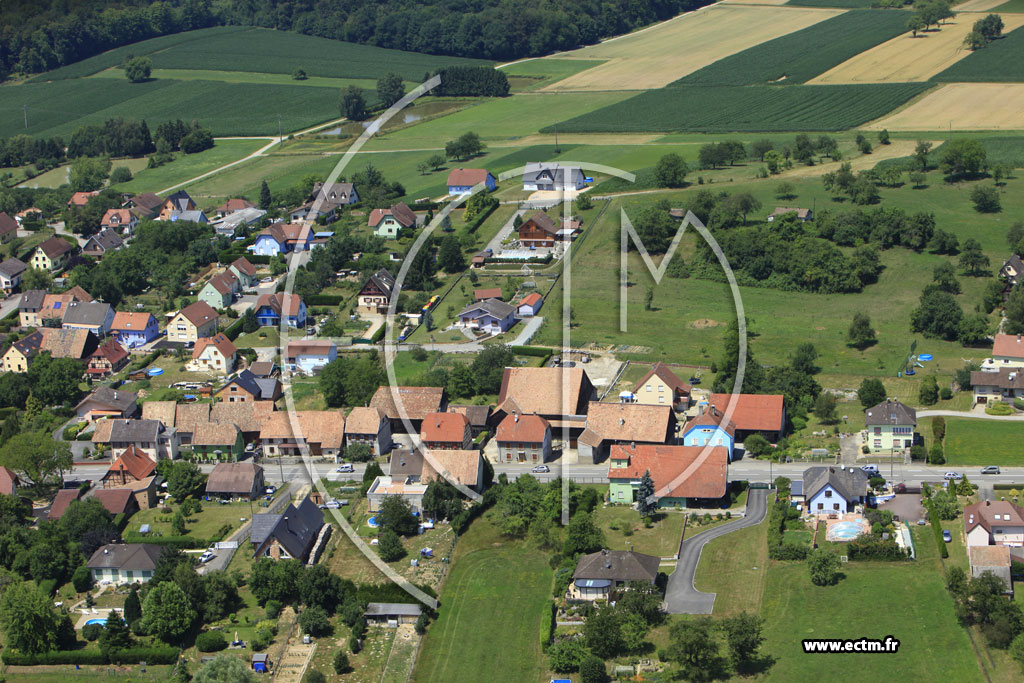 Photo arienne de Ballersdorf
