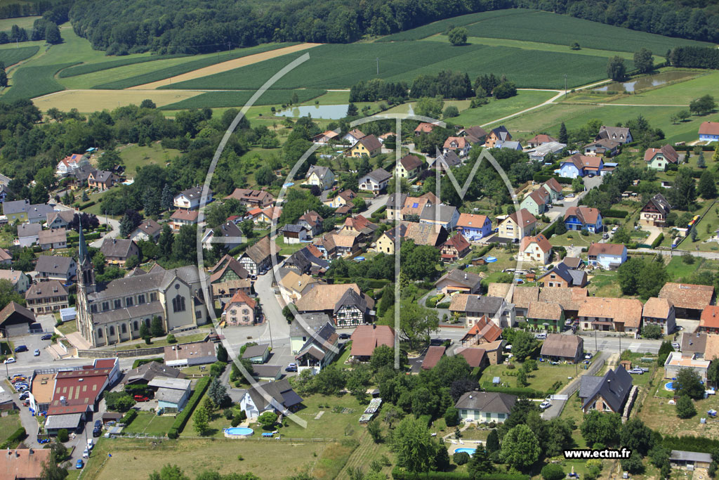 Photo arienne de Ballersdorf