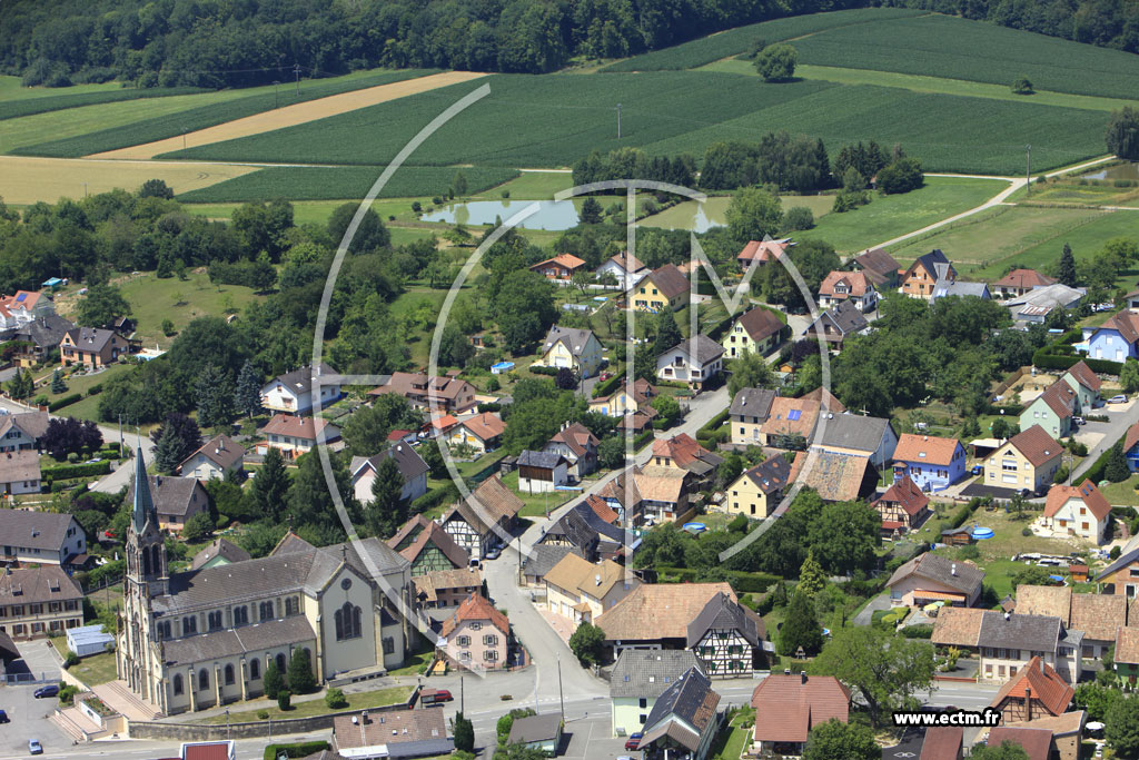 Photo arienne de Ballersdorf
