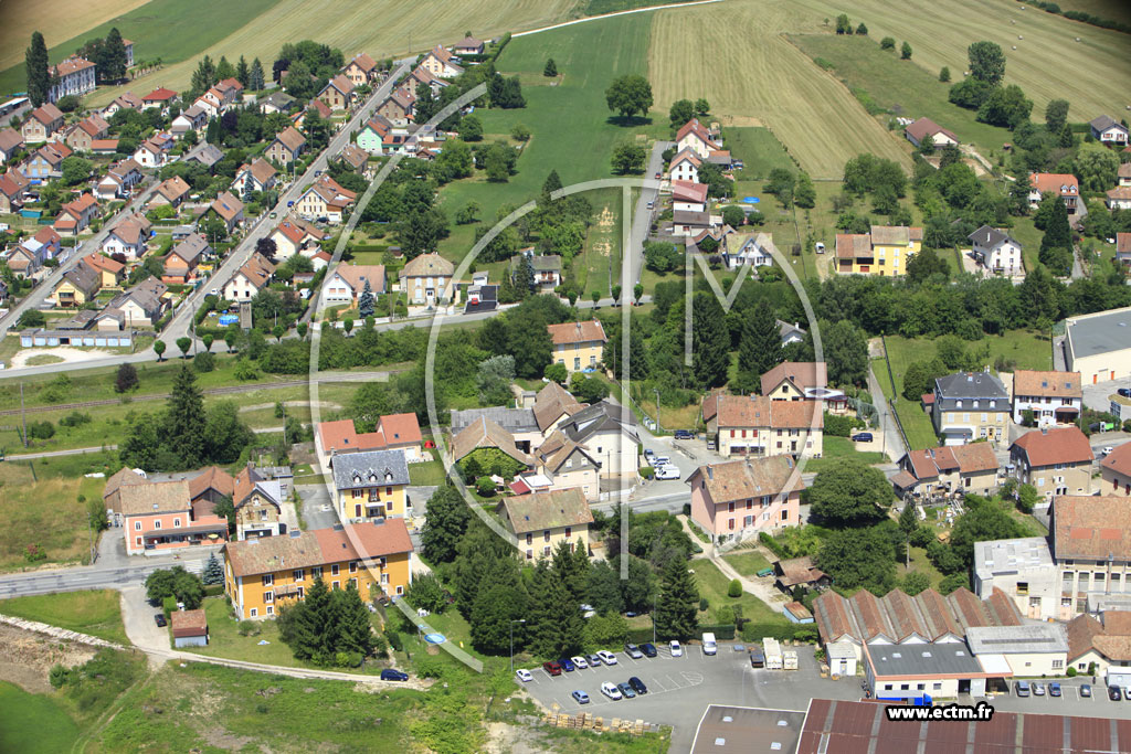 Photo arienne de Grandvillars