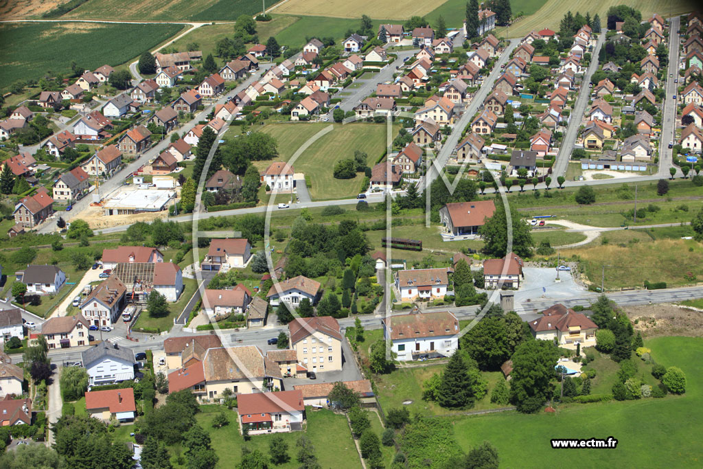 Photo arienne de Grandvillars
