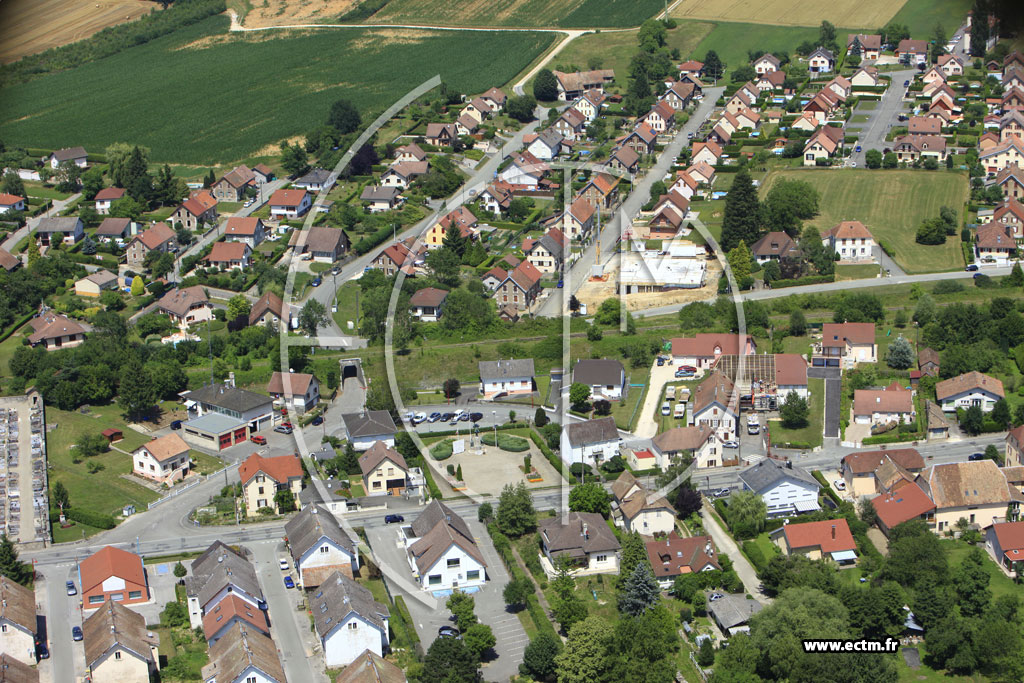 Photo arienne de Grandvillars